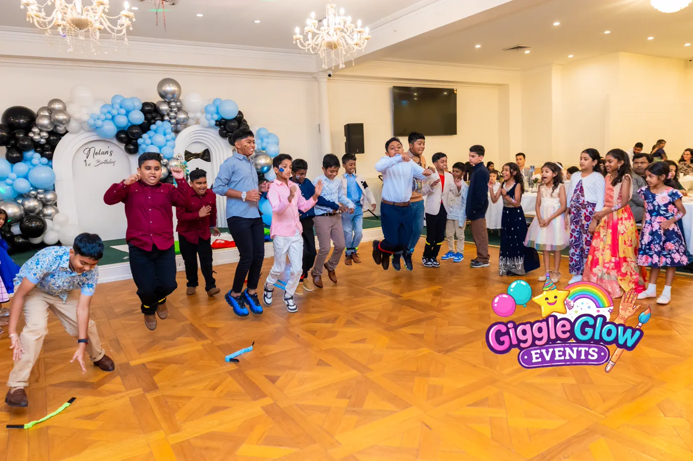 Large party hosting and kids entertainment setup